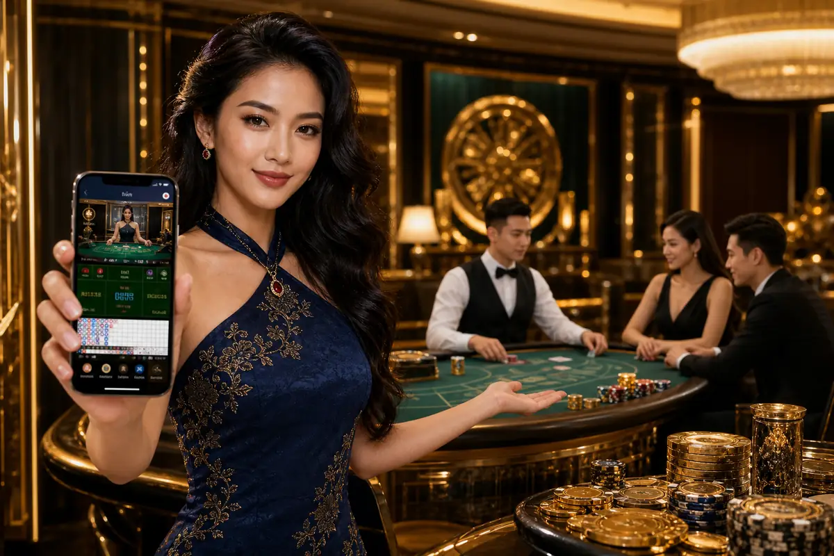 cuci888 live casino baccarat dealer langsung